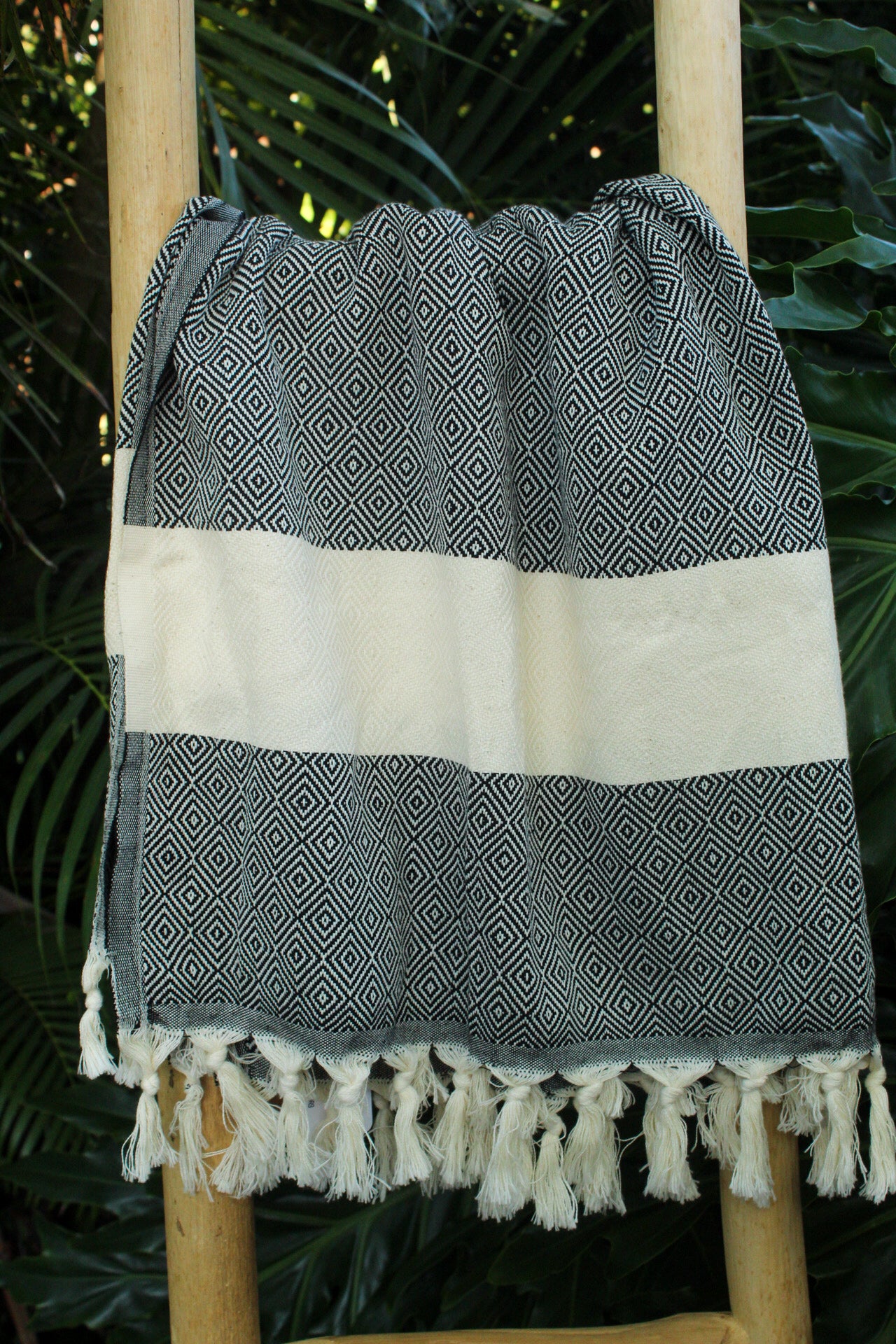 Monterrey Black & White Turkish Towel