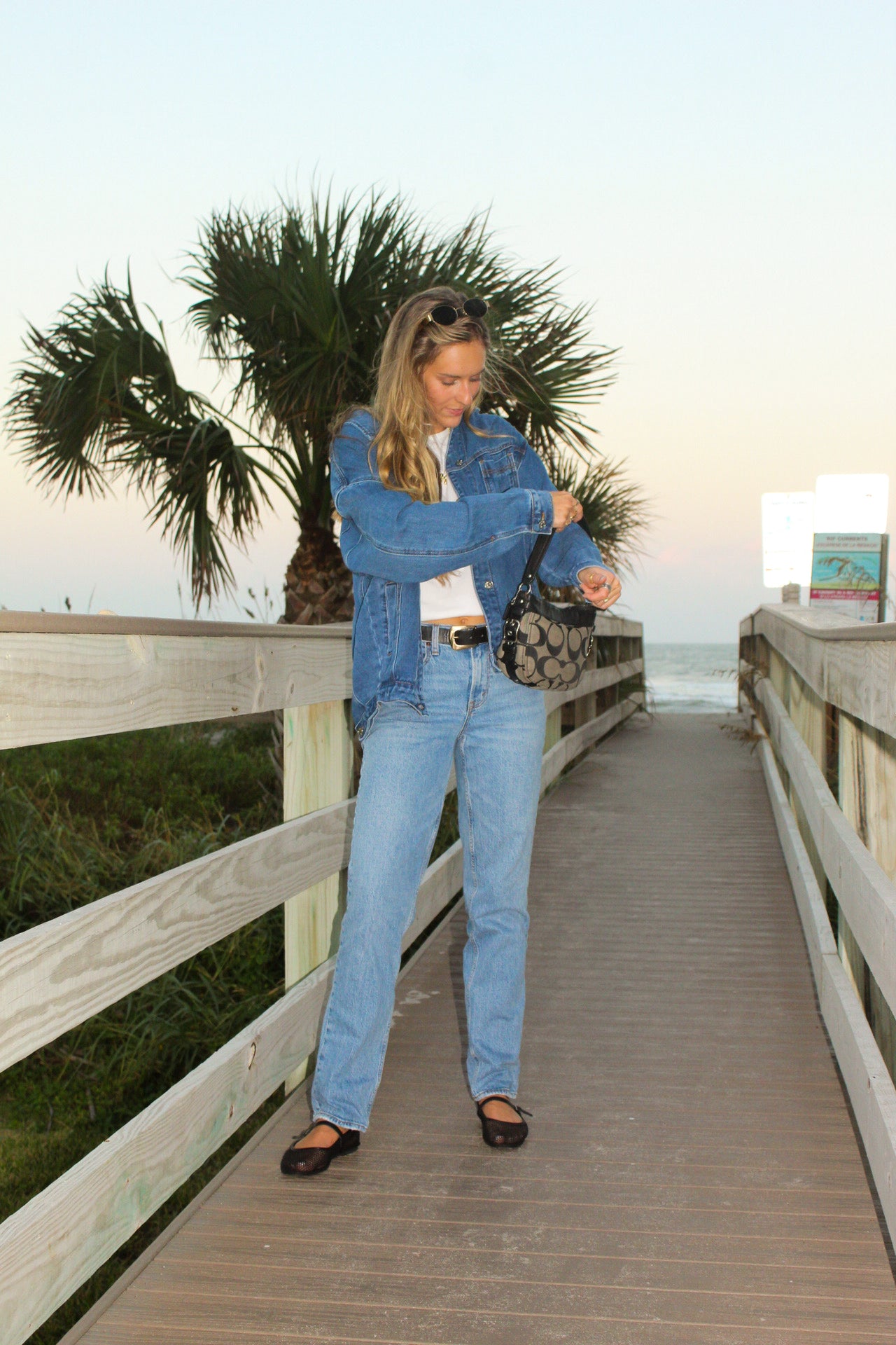 Denim Button Down Oversized Jacket
