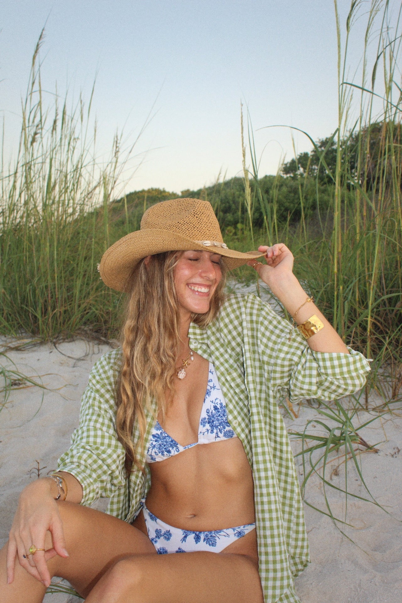 Puka Shell Cowboy Hat