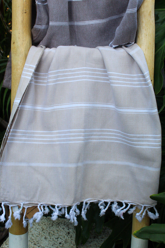 Breezy Beige Turkish Towel