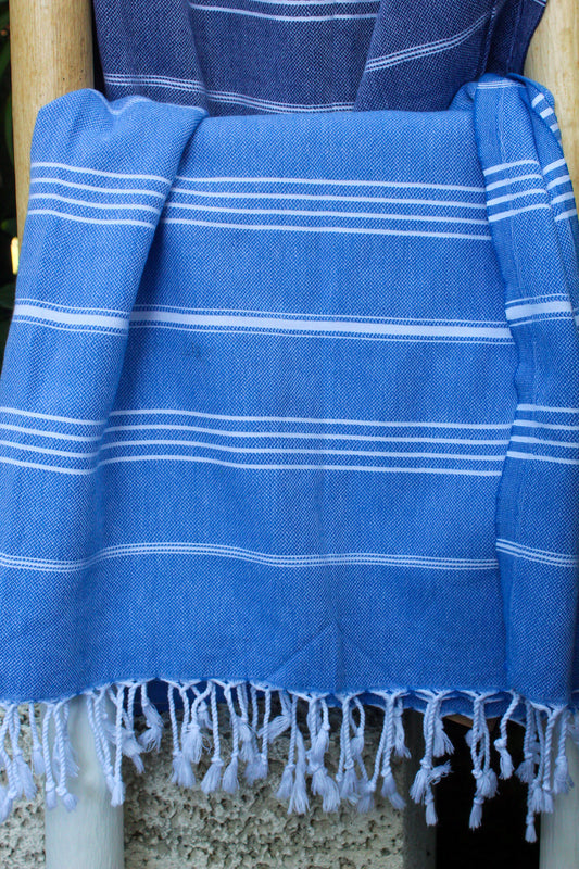 Ocean Blue Turkish Towel