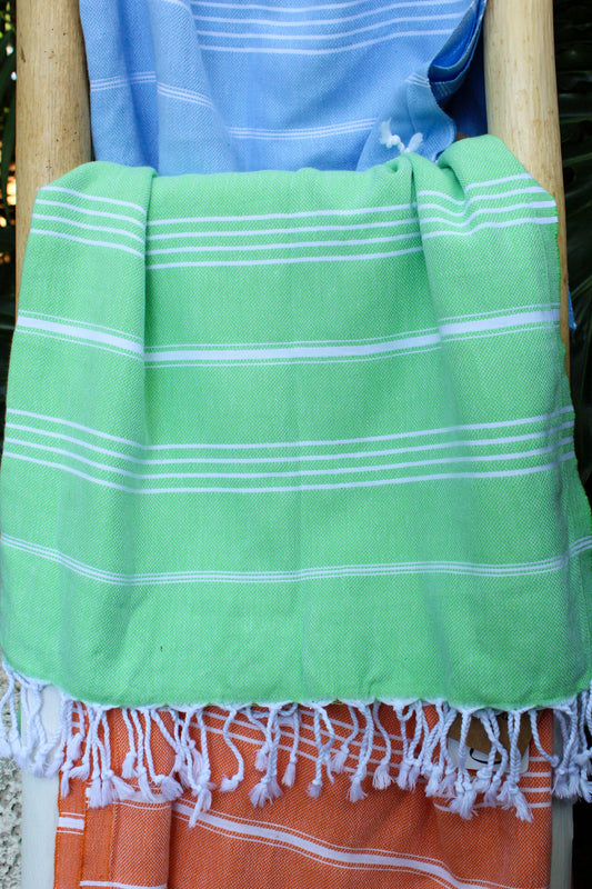 Bright Green Turkish Towel