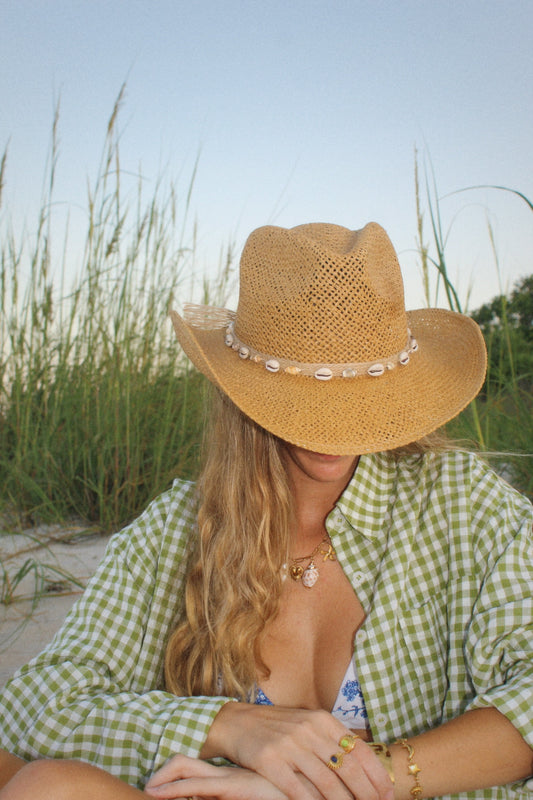 Puka Shell Cowboy Hat