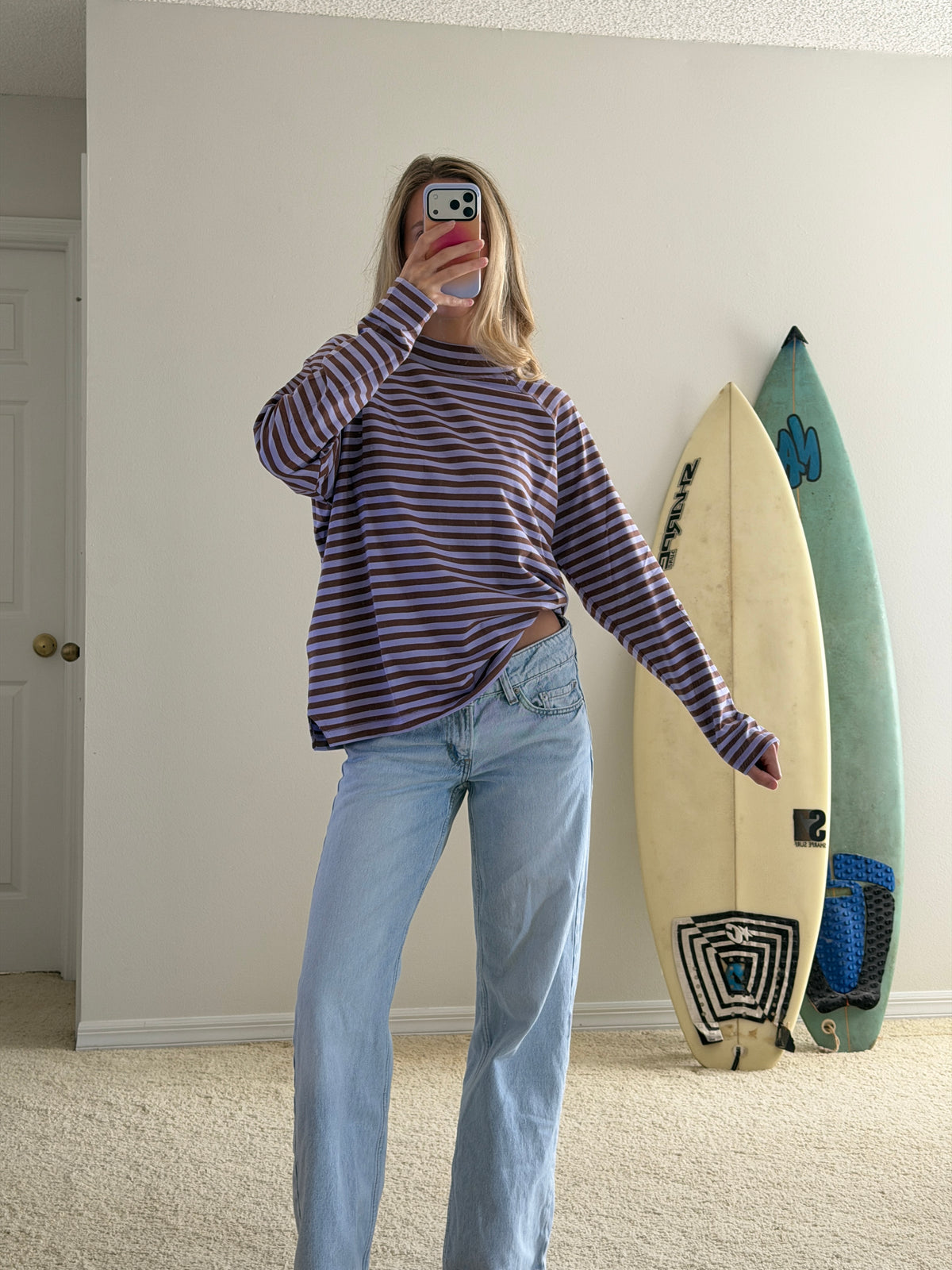 Lavender Coast Mockneck