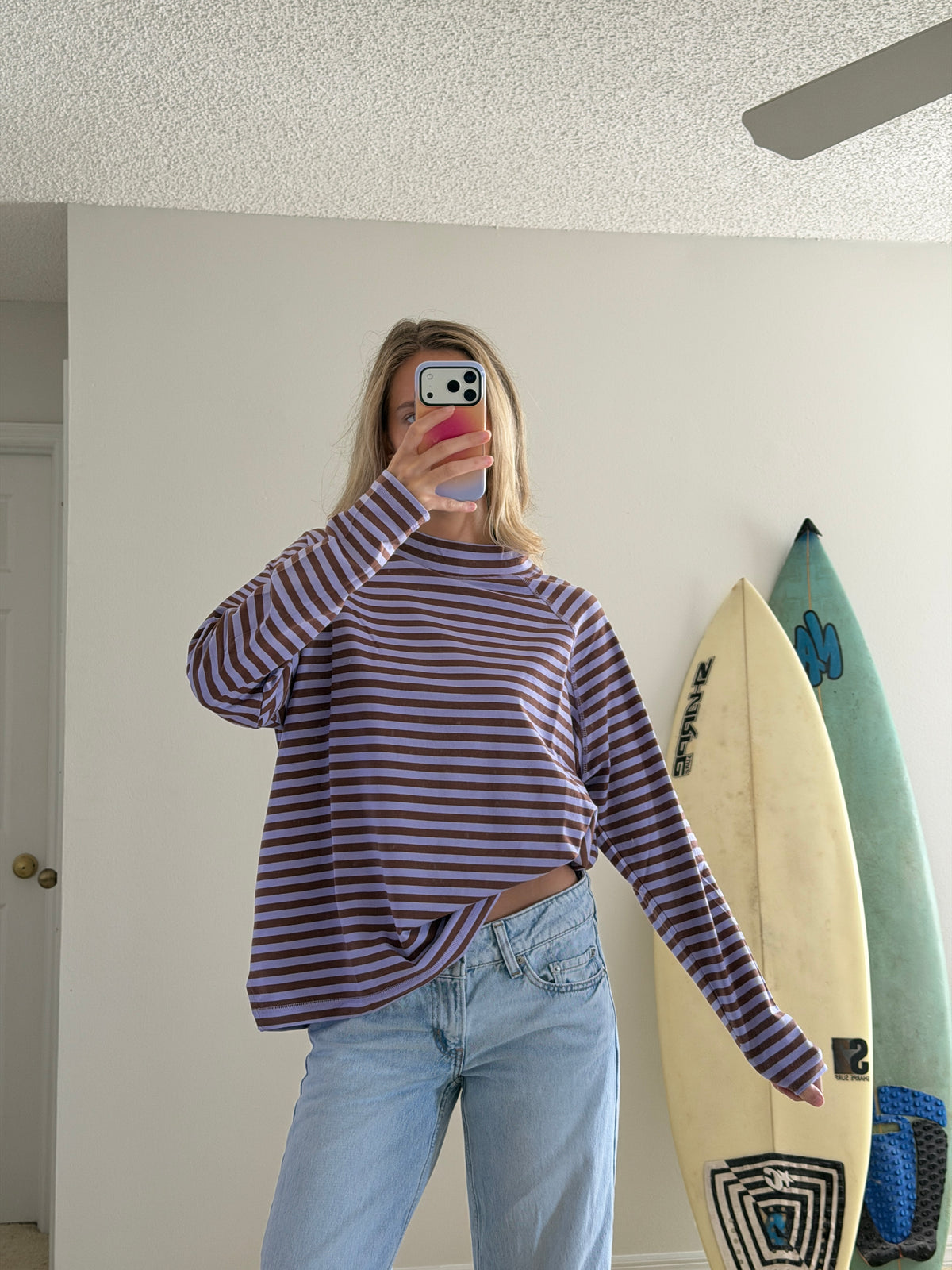 Lavender Coast Mockneck