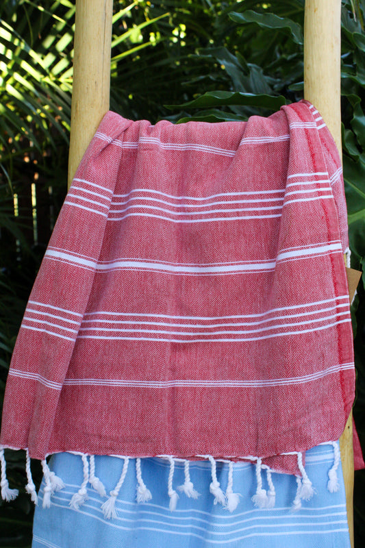 Cherry Red Turkish Towel