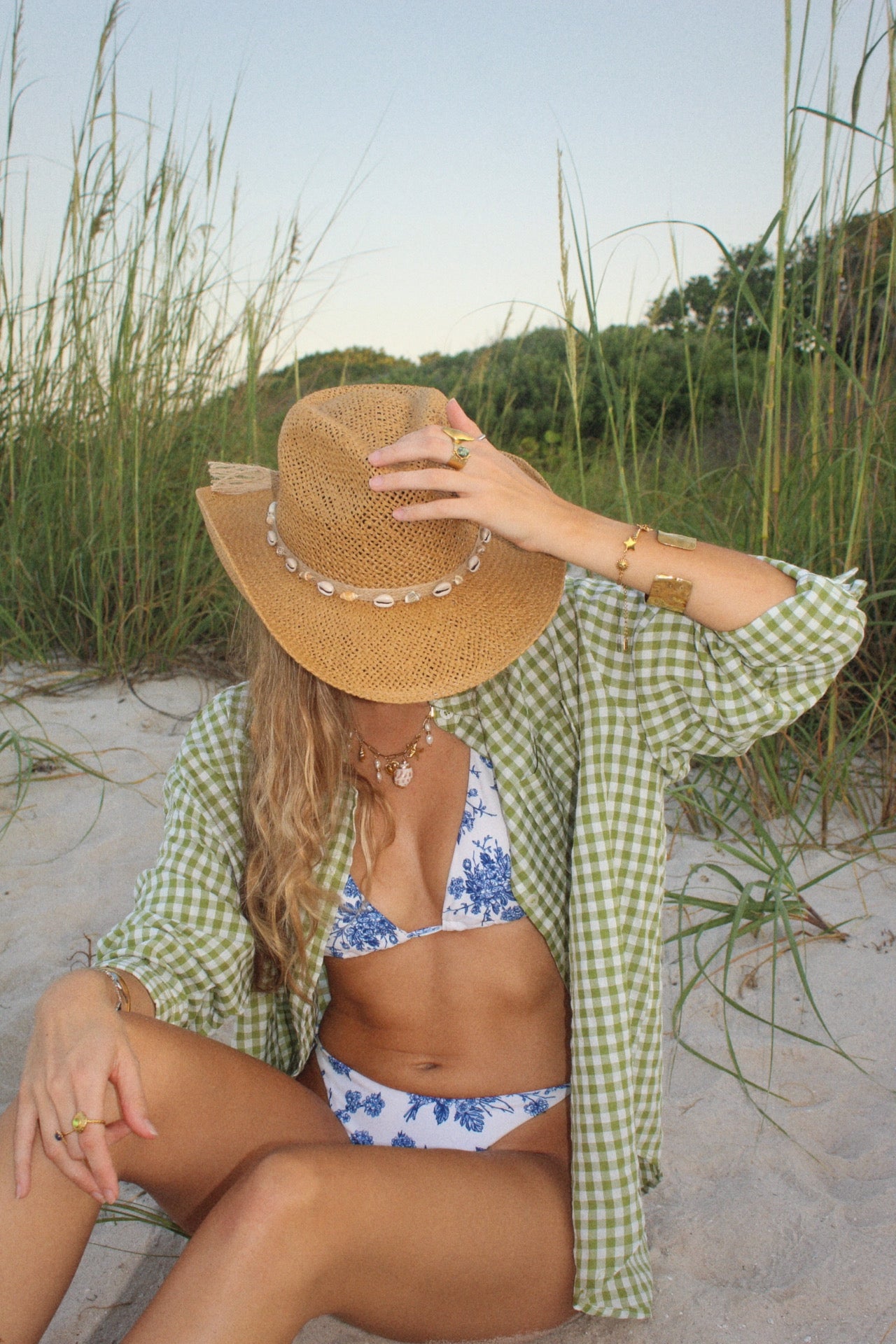 Puka Shell Cowboy Hat