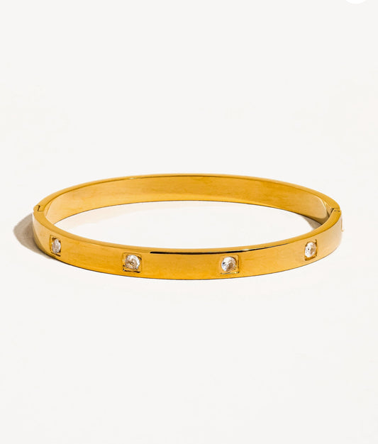 Gold Non Tarnish Classic Bangle