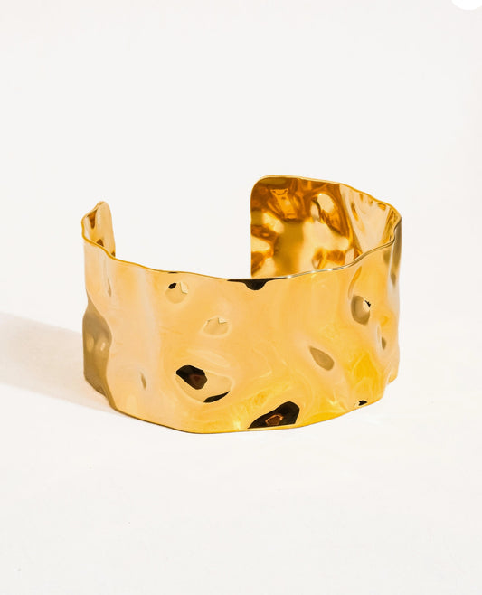 Gold Non-Tarnish Bold Bangle