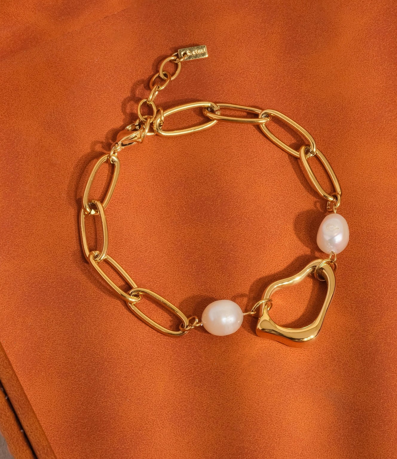 Non-Tarnish Classic Pearl Chain Bracelet